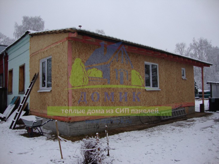Дома из СИП панелей от СК Домик