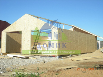 Дома из СИП панелей, построенные СК "Домик" до 2010 года.