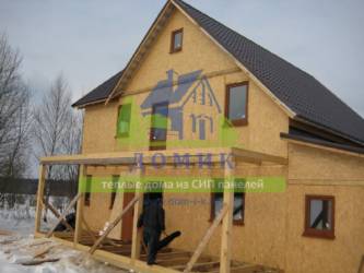 Строительство домов из СИП панелей в Дорохово от СК "Домик"
