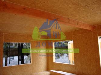 Строительство домов из СИП панелей в Брехово от СК "Домик"