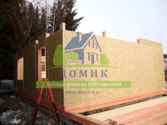 Строительство домов из СИП панелей от СК "Домик" в Брехово