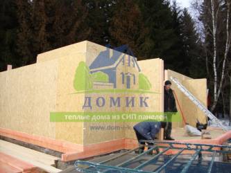 Строительство домов из СИП панелей от СК "Домик" в Брехово