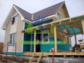 Строительство домов из СИП панелей в Юрлово от СК "Домик"