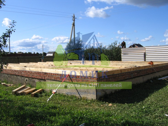 Дома из СИП панелей, построенные СК "Домик" до 2010 года.