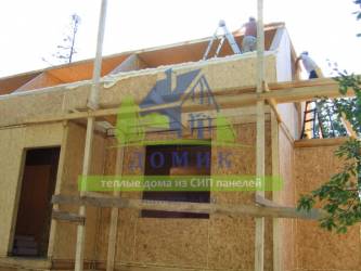 Строительство домов из СИП панелей в Лысково от СК "Домик"
