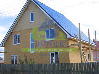 Дома из СИП панелей, построенные СК "Домик" до 2010 года.