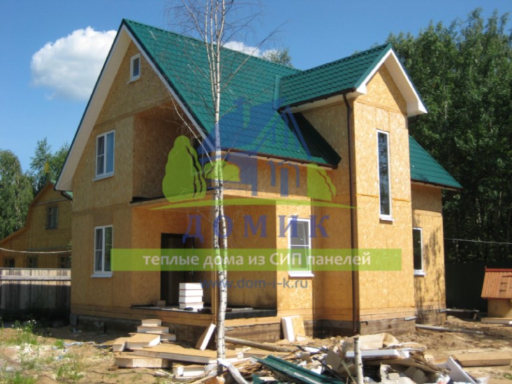 Строительство домов из СИП панелей от СК "Домик" в Можайске