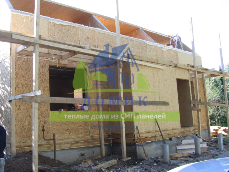 Строительство домов из СИП панелей в Лысково от СК "Домик"