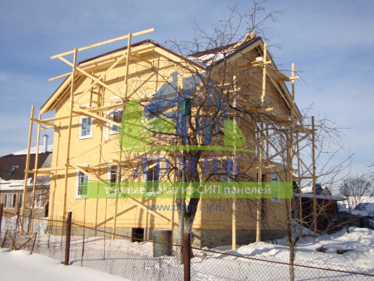 Строительство домов из СИП панелей в Погорелках от СК "Домик&quot