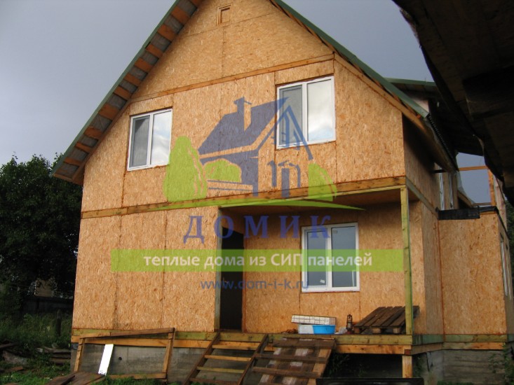 Строительство домов из СИП панелей от СК "Домик" в Солнечног