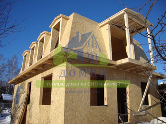 Дома из СИП панелей, построенные СК "Домик" с 2010 по 2020 г