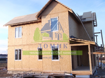 Дома из СИП панелей, построенные СК "Домик" с 2010 по 2020 г