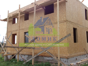 Дома из СИП панелей, построенные СК "Домик" с 2010 по 2020 г