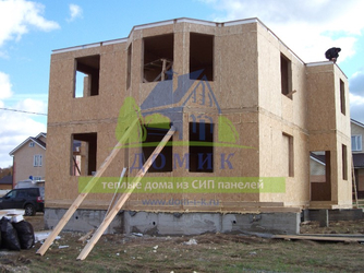 Дома из СИП панелей, построенные СК "Домик" с 2010 по 2020 г