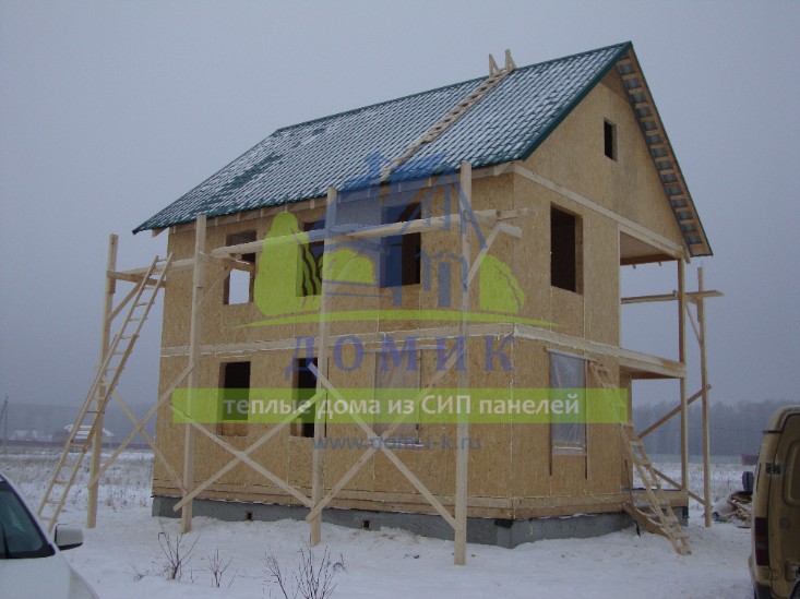 Дома из СИП панелей от СК Домик