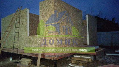 Дома из СИП панелей от СК Домик