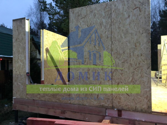 Дома из СИП панелей от СК Домик