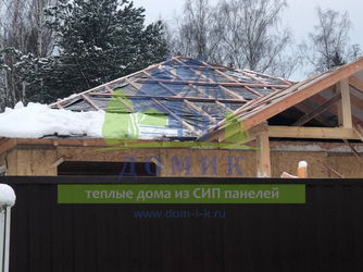 Дома из СИП панелей от СК Домик
