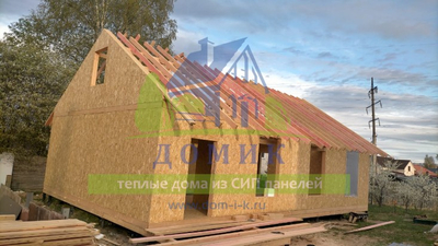 Дома из СИП панелей от СК Домик