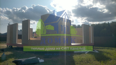 Дома из СИП панелей от СК Домик