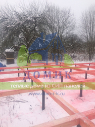 Строительство теплого дома из СИП в Тульской области.