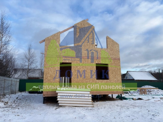 Дома из СИП панелей от СК Домик