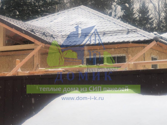 Дома из СИП панелей от СК Домик