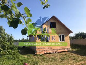 Строительство домов из СИП панелей в Чехове от СК "Домик"