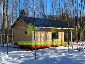 Строительство теплого дома из СИП панелей от компании СК "Домик&q