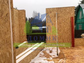 Дома из СИП панелей от СК Домик