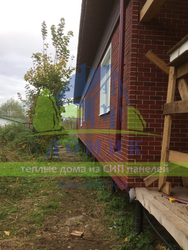 Строительство теплого дома из СИП в Тульской области.