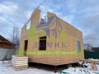 Дома из СИП панелей от СК Домик