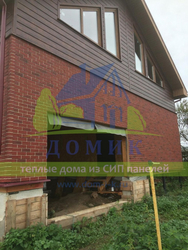 Строительство теплого дома из СИП в Тульской области.