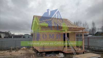 Дома из СИП панелей от СК Домик