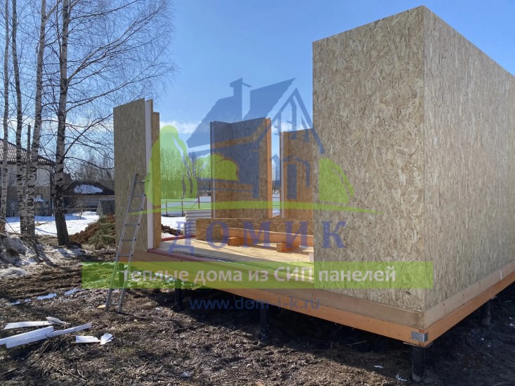 Дома из СИП панелей от СК Домик