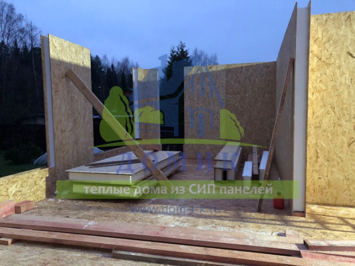 Дома из СИП панелей от СК Домик