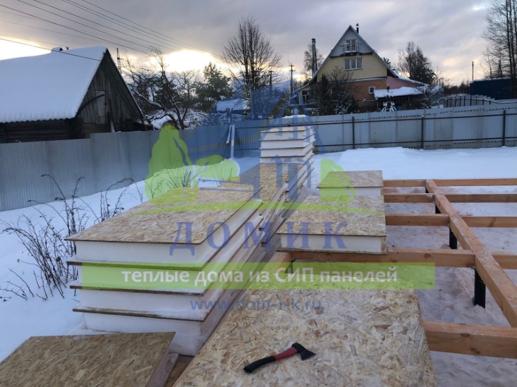 Дома из СИП панелей от СК Домик