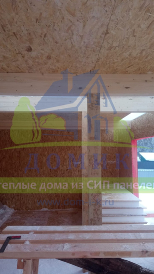 Строительство теплого дома из СИП панелей от компании СК "Домик&q