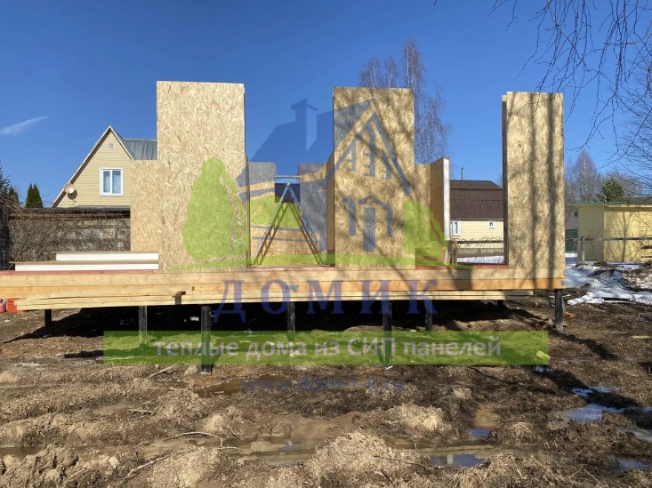 Дома из СИП панелей от СК Домик
