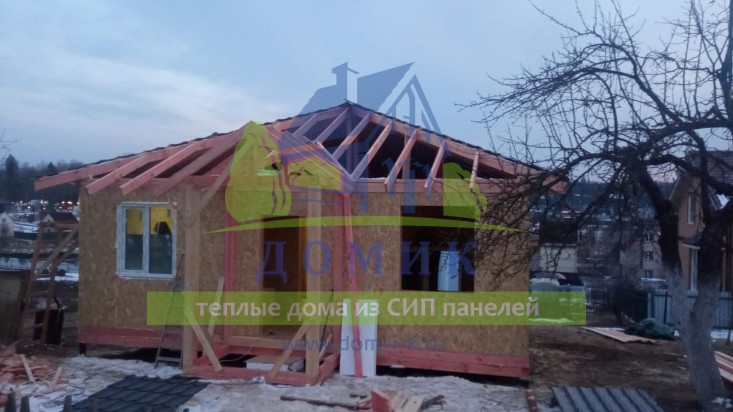Дома из СИП панелей от СК Домик