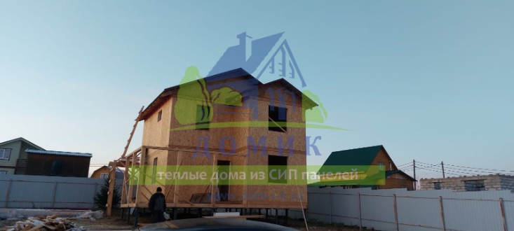 Строительство теплого дома из СИП панелей от компании СК "Домик&q