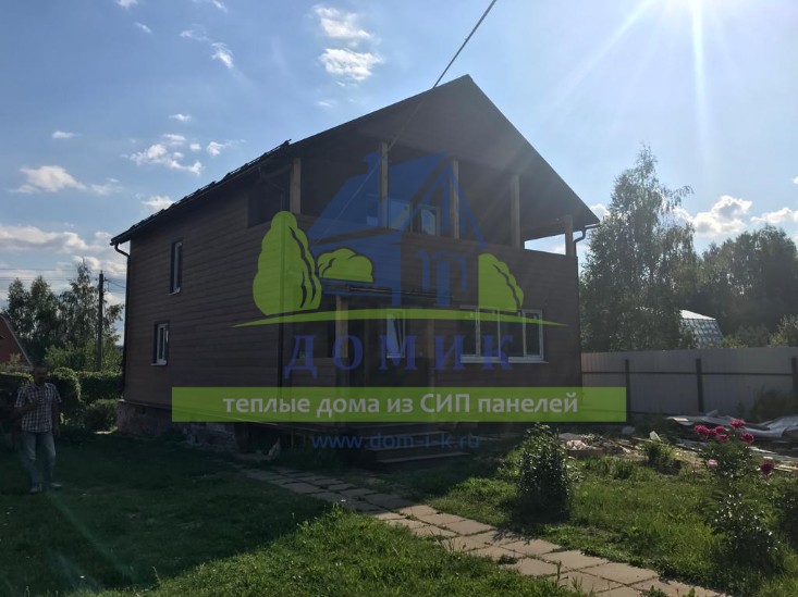 Строительство теплого дома из СИП панелей от компании СК "Домик&q