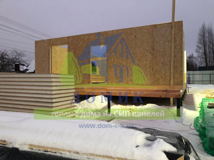 Дома из СИП панелей от СК Домик