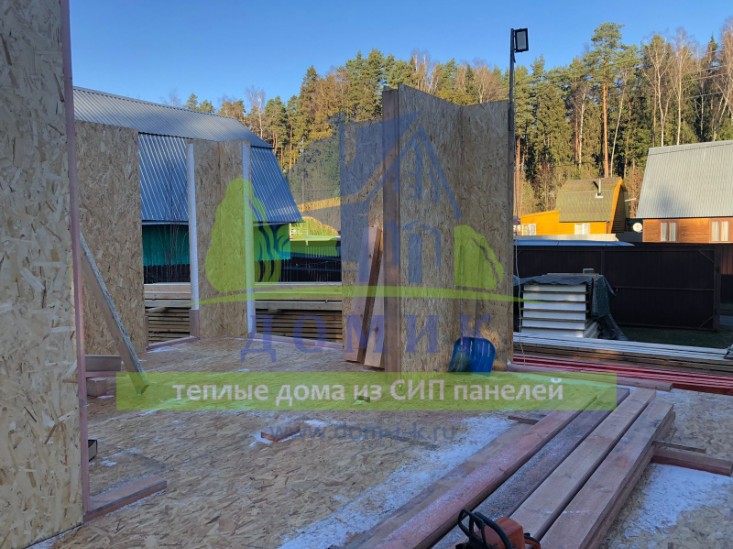 Дома из СИП панелей от СК Домик