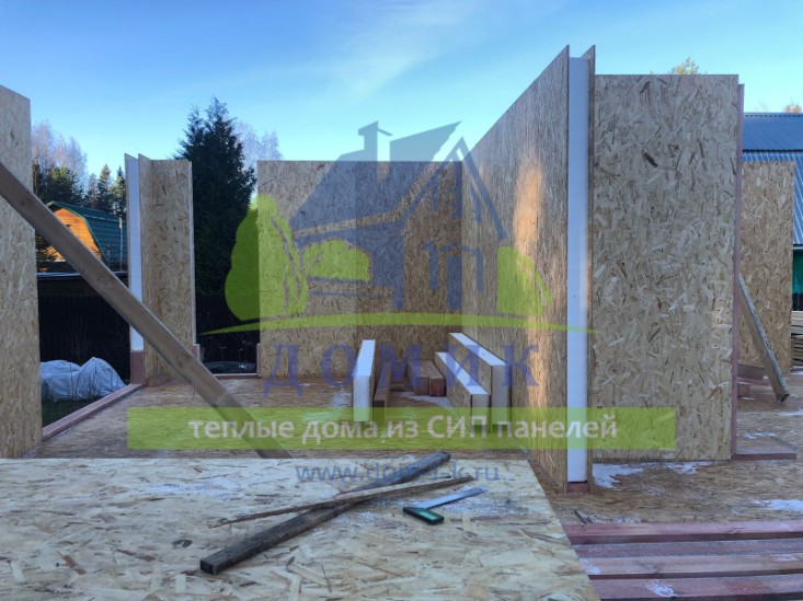 Дома из СИП панелей от СК Домик