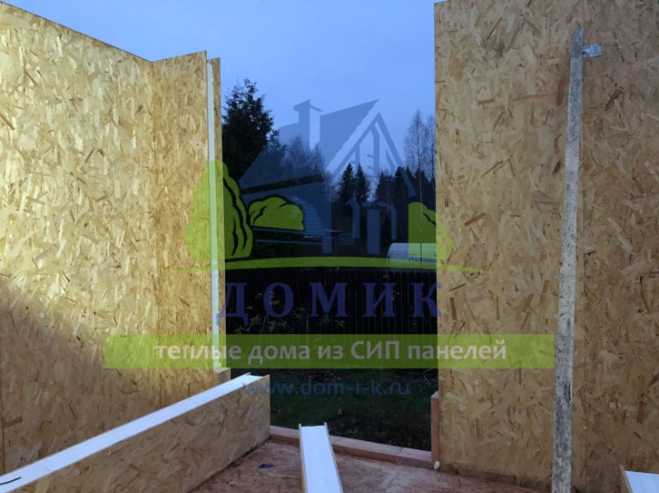 Дома из СИП панелей от СК Домик