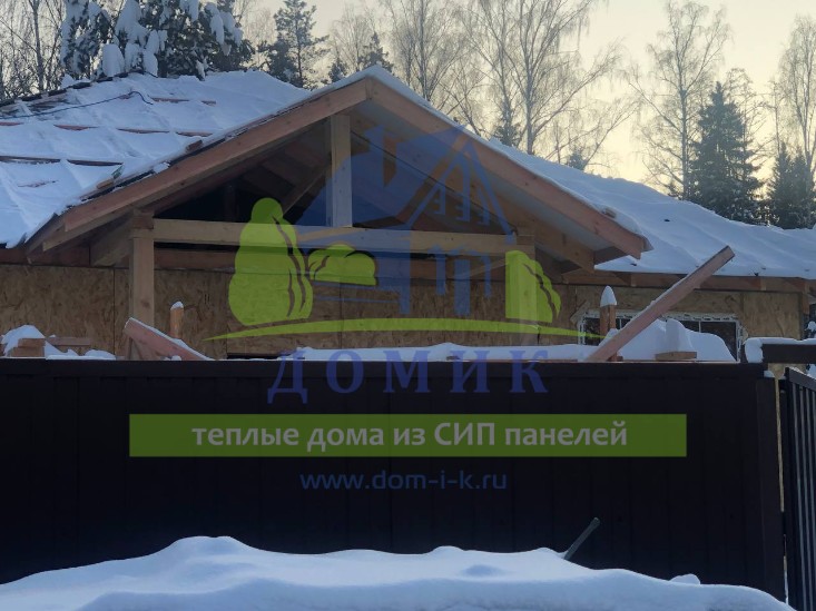 Дома из СИП панелей от СК Домик