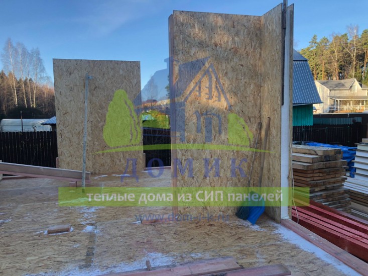 Дома из СИП панелей от СК Домик
