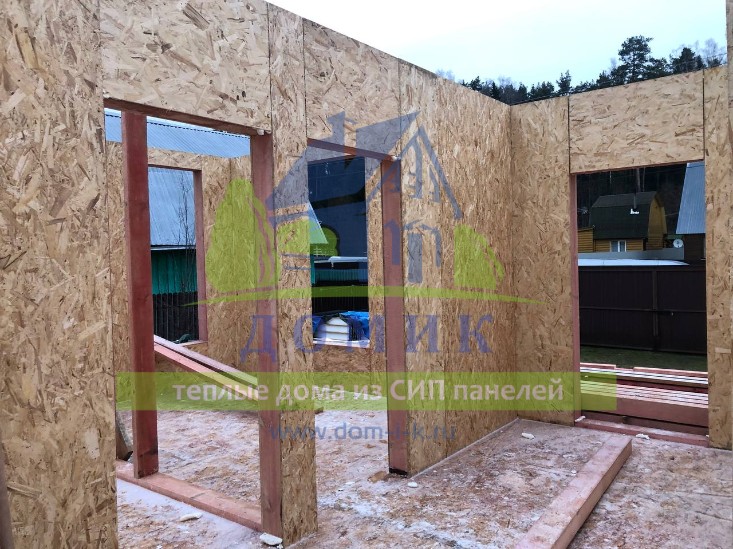 Дома из СИП панелей от СК Домик