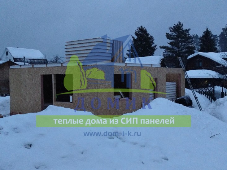 Дома из СИП панелей от СК Домик
